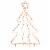 30  Holiday Pre-Lit Tree LED Rope Light Outdoor Yard Christmas Decoration, White Perspective: front