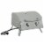 2 Burner Folding Tabletop Gas BBQ Grill w/ Lid, Thermometer, Carbon Steel, Grey Perspective: front