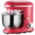 Stand Mixer w/ 6 Qt Stainless Steel Mixing Bowl, Beater, & Dough Hook, Red Perspective: front