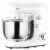 Stand Mixer w/ 6 Qt Stainless Steel Mixing Bowl, Beater, & Dough Hook, White Perspective: front