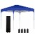 Pop Up Gazebo Foldable Canopy Tent with Wheeled Carry Bag & 4 Leg Weight Bags Perspective: front