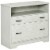 Home Office File Cabinet Storage Organizer W/ 2 Drawers & Shelf, Grey Perspective: front