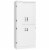 70  Modern Kitchen Pantry Storage Cupboard Cabinet w/ 6-Tier Shelving, White Perspective: front