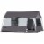 Large Camping Tent Heavy-Duty, Mesh or Fabric Ceiling, 8 to 10 Person Tent, Grey Perspective: front