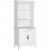 70  Kitchen Pantry Freestanding Cupboard Cabinet w/ Adjustable Shelves Perspective: front