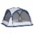 Large Screen Tent or Camping Canopy, Breathable Tent, 6-8 Person White Perspective: front