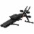 Multi-Workout Ab Machine Foldable Abdominal Cruncher Sit Up Bench Side Shaper Perspective: front