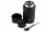 Manna Black Food Jar Perspective: front
