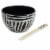 Core Home Noodle Bowl Black White Print Perspective: front