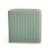 Core Home Ceramic Tissue Box Cover - Green Perspective: front