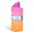Manna Dual Lid Bottle - Pink Ombre Perspective: front