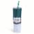 Manna Skinny Tumbler - Green Perspective: front