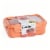 Manna Three-Section Bento Box - Apricot Perspective: front