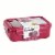 Manna Three-Section Bento Box - Raspberry Perspective: front