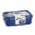 Manna Three-Section Bento Box - Dark Blue Perspective: front