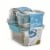 Manna™ Glitter Food Storage Set - Blue Perspective: front