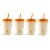 Core Home Kids Color Changing Tumblers With Straws Orange Perspective: front