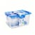 Core Home Container and Lid Set Blue Perspective: front