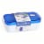 Core Home™ 2 Section Snack Container Blue Perspective: front
