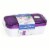 Core Home® 2-Section Snack Container Purple Perspective: front