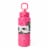 Manna™ Push™ Stainless Steel Bottle - Pink Checkers Perspective: front