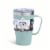 Manna™ Cozy™ Stainless Steel Coffee Mug - Green Powder Coat Perspective: front