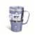 Manna™ Cozy™ Stainless Steel Coffee Mug - Purple Metallic Perspective: front