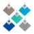 Core™ Square Trivet Perspective: front