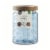 Core Textured Glass Canister - Crocus Perspective: front