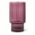 Core Home Ribbed Cooler Glass - Purple Perspective: front