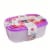 Core Plastic Food Storage Rectangle Bowl Set 14 Piece Perspective: front