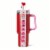 Manna Valentines™ Atlas Stainless Steel Tumbler - Red Perspective: front