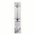 Core Home Flameless LED Ribbed Taper Candles - White Perspective: front
