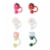 Manna Figural Straw Toppers Perspective: front