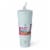 Manna™ Axel™ Stainless Steel Tumbler With Straw - Steel Blue Perspective: front