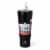 Manna™ Axel™ Stainless Steel Tumbler With Straw - Black Perspective: front