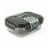Manna™ Glass Bento Box - Black Perspective: front