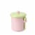 Core Ceramic Jar with Spoon - Pink Perspective: front