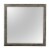 41 In. X 41 In. Classic Square Wood Framed Dresser Mirror Perspective: front