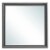 Lorana 38 In. X 38 In. Modern Square Framed Dresser Mirror Perspective: front