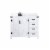 42 Inch Single Bathroom Vanity In White With Backsplash Perspective: front