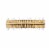 Serena 36 Inch Crystal Bath Sconce In Satin Gold Perspective: front