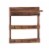 Campbell Wooden Wall Mount 12 Cup Mug Rack Organizer with Upper Storage Shelf and Metal Ha Perspective: front
