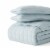 Linen Studio™ Classic Quilt Coverlet Soft Set in Square Stitching Perspective: front