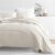 Linen Studio™ Modern Quilt Coverlet Soft Set in Stripe Stitching Perspective: front