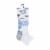 Copper Fit® Energy™ Quater Crew Socks - White Perspective: front
