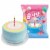 Birthday Rainbow Cotton Candy Cake (Pack of 1) - 5 Flavors 4.5" Round x 2.2" High Perspective: front