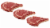 Bone-In Beef Select Ribeye Steak Value Pack (3 per Pack) (Limit 2 on Sale Retail) Perspective: front