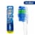 Oral-B Advanced Clean Toothbrushes, Color Changing Bristles, Medium, 2 ct Perspective: front