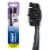 Oral-B Advanced Whitening Charcoal Toothbrushes, Medium, 2 Count Perspective: front